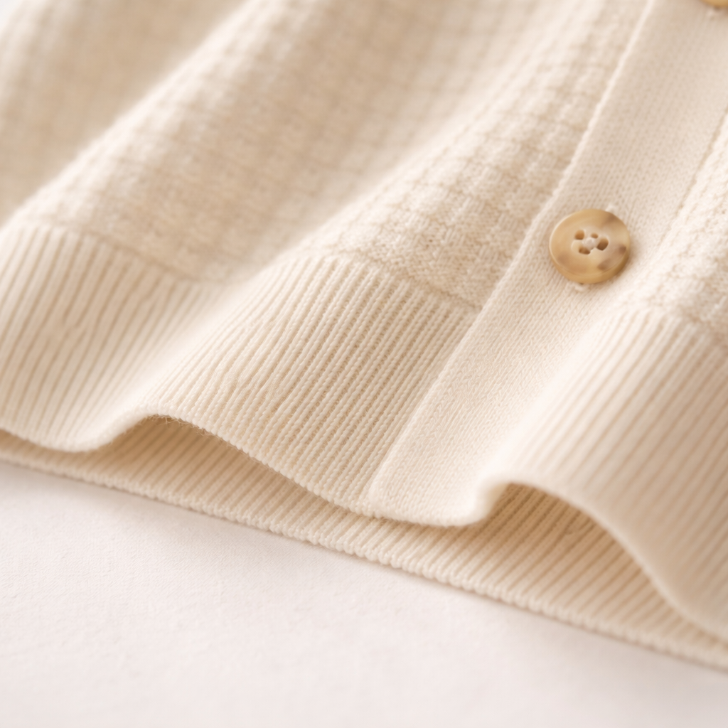 Fawnbury | Men’s Textured Knit Button-Up Cardigan