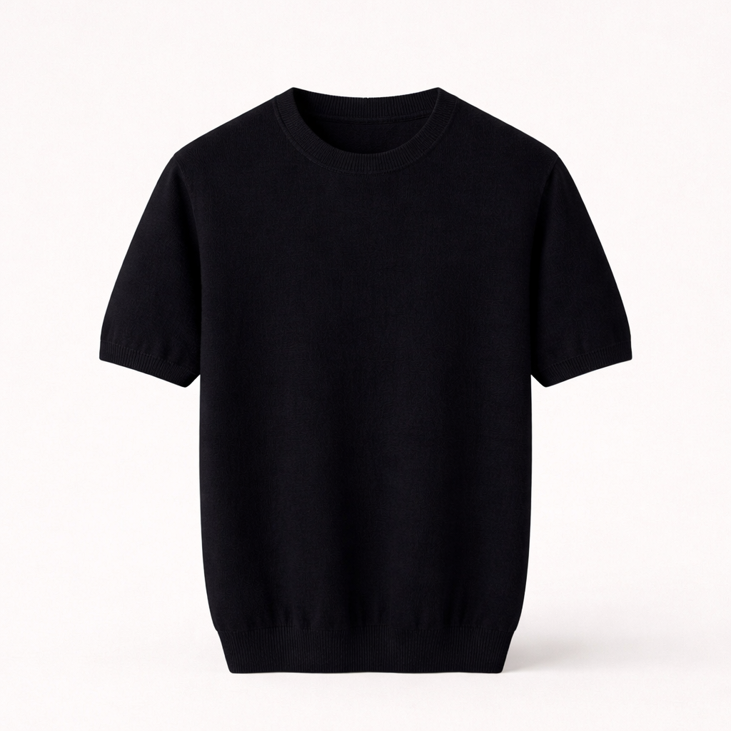 Fawnbury | Men’s Short Sleeve Fine Knit Top Merino