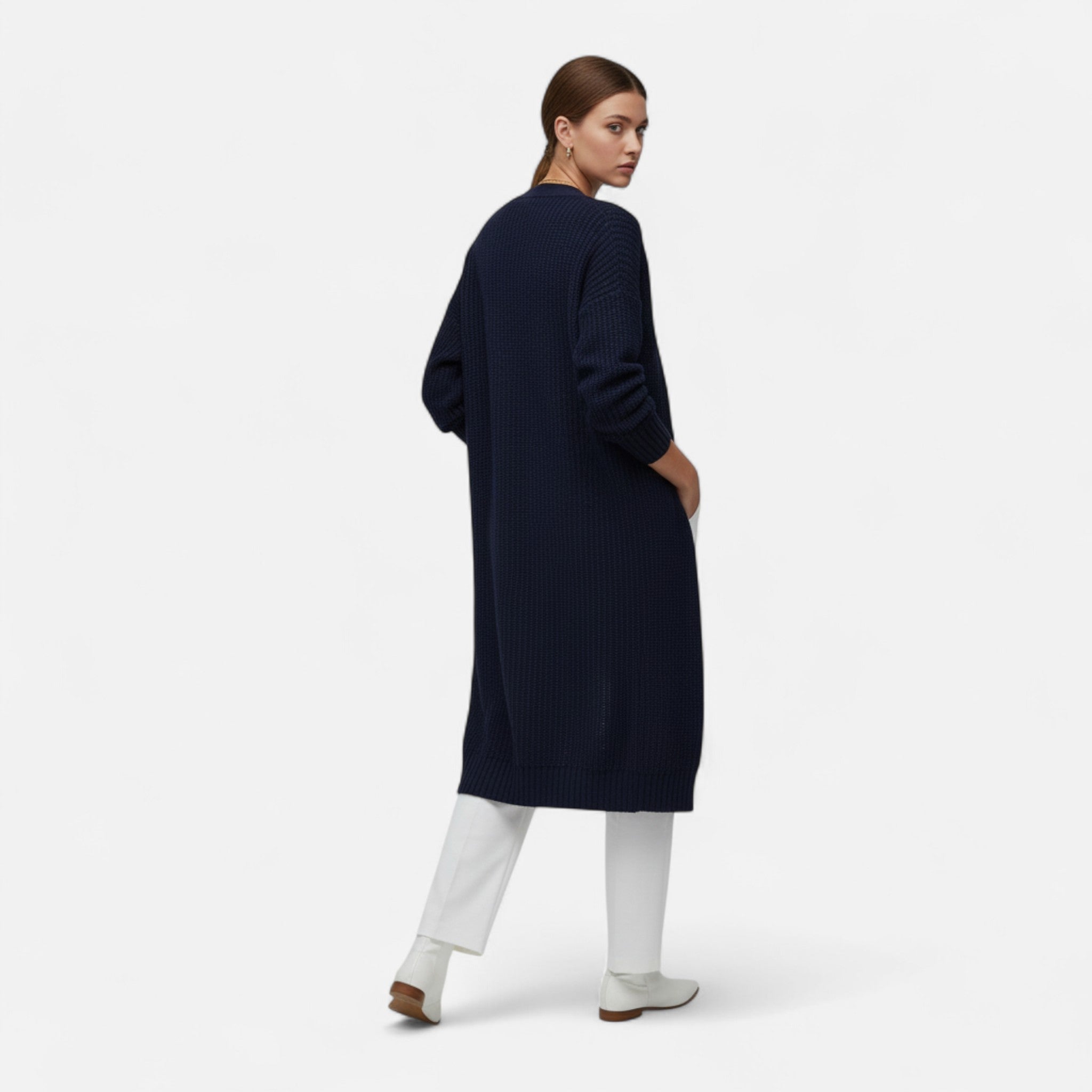 Fawnbury | Women’s Loose Fit Knit V-Neck Cardigan