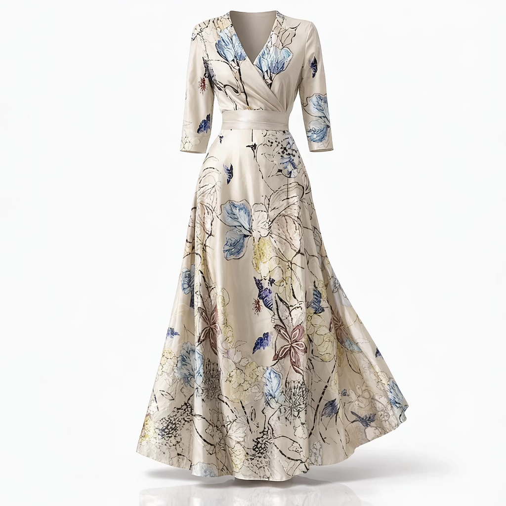 Fawnbury | Women’s Luxury Floral Midi Dress