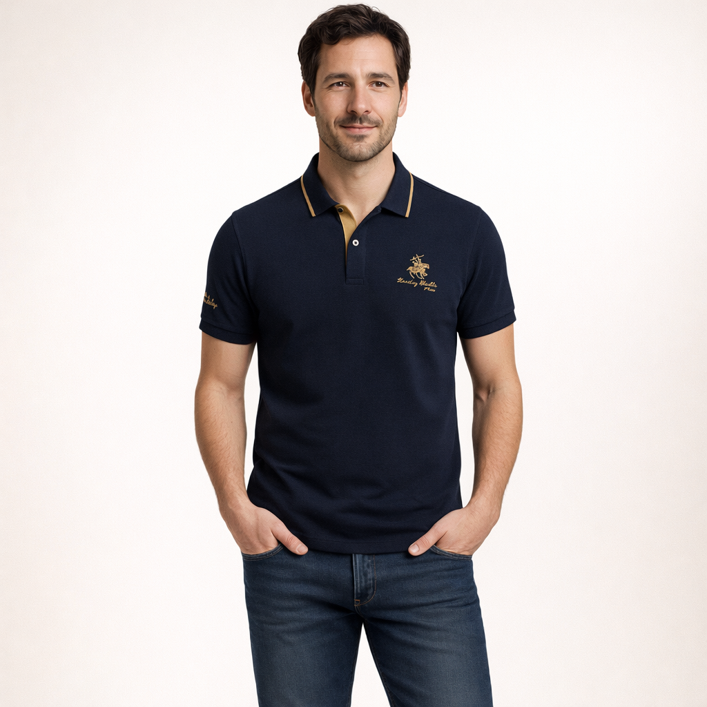 Fawnbury | Men’s Fine Knit Polo Sweater