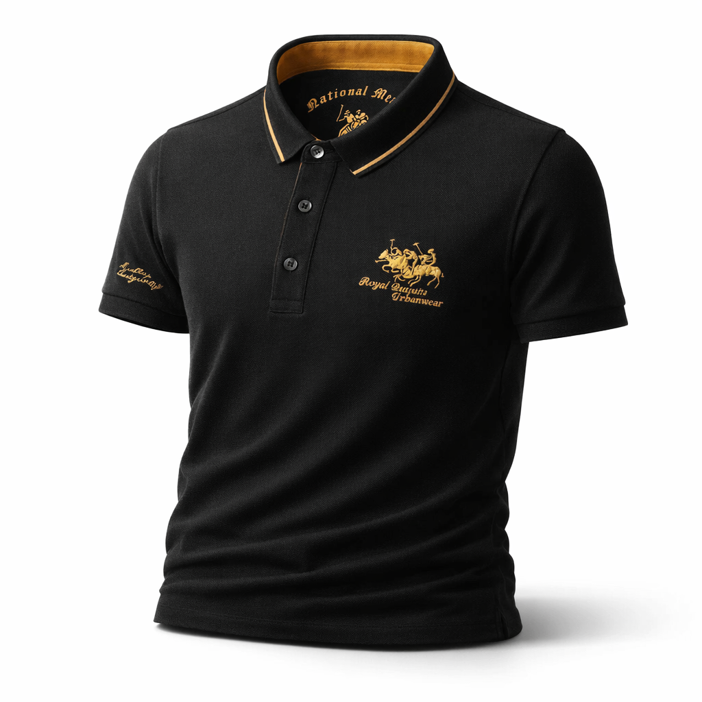 Fawnbury | Men’s Fine Knit Polo Sweater