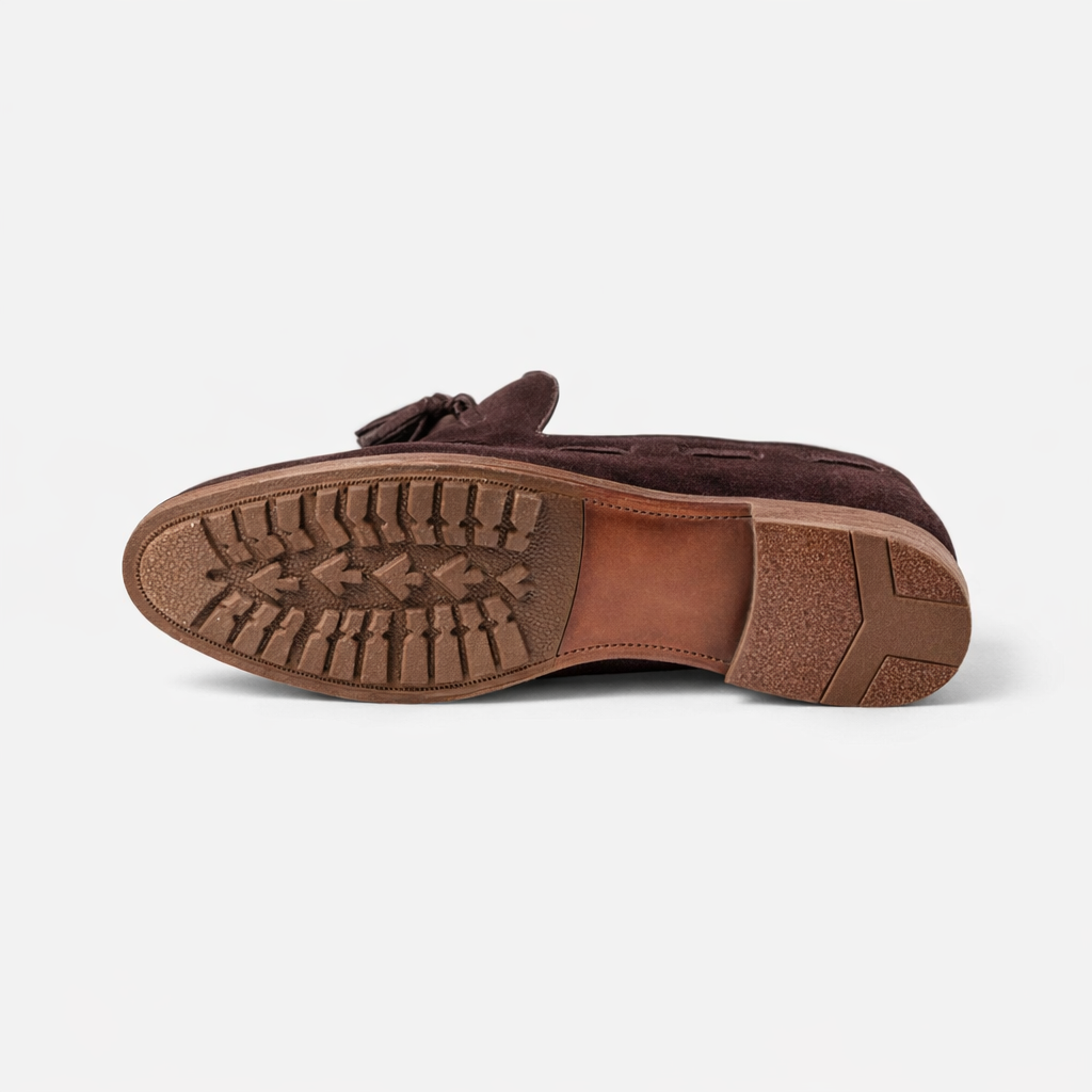 Fawnbury | Men’s Nubuck Leather Penny Loafers