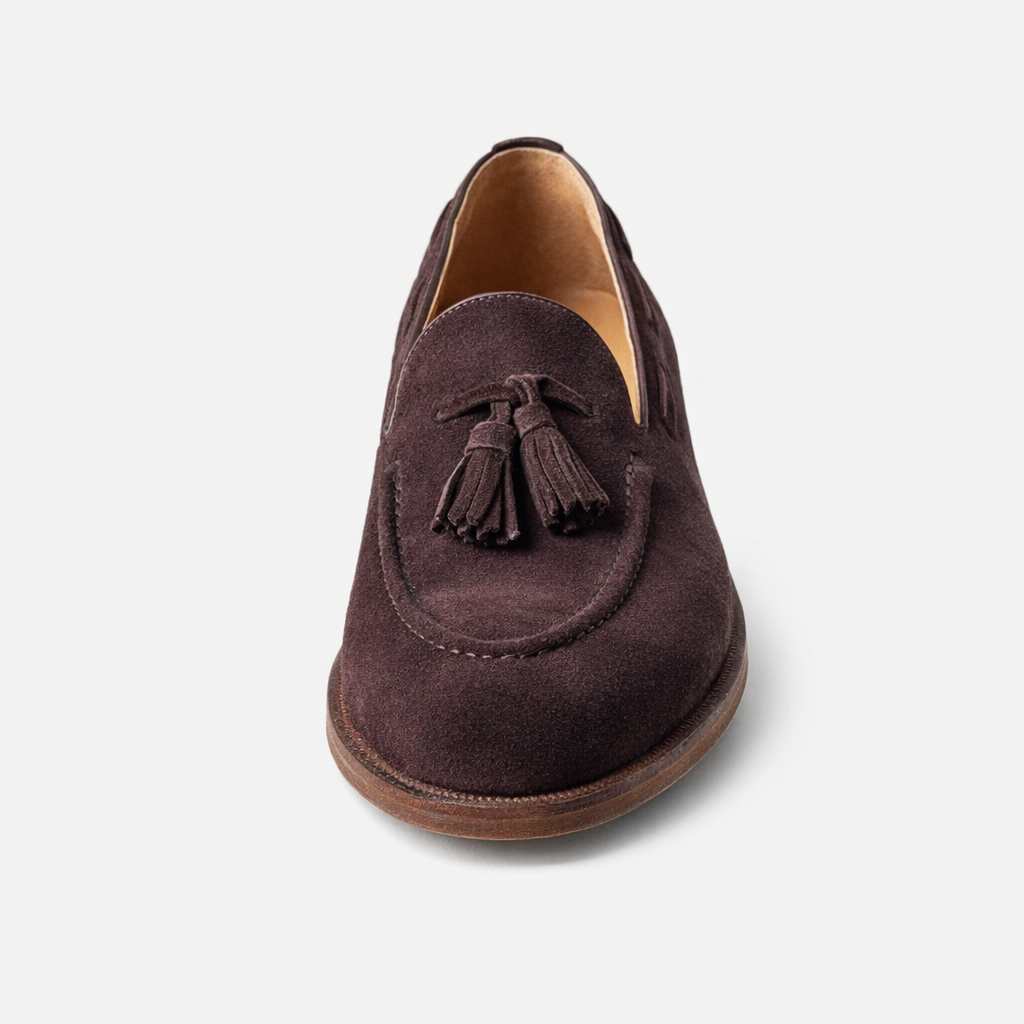 Fawnbury | Men’s Nubuck Leather Penny Loafers