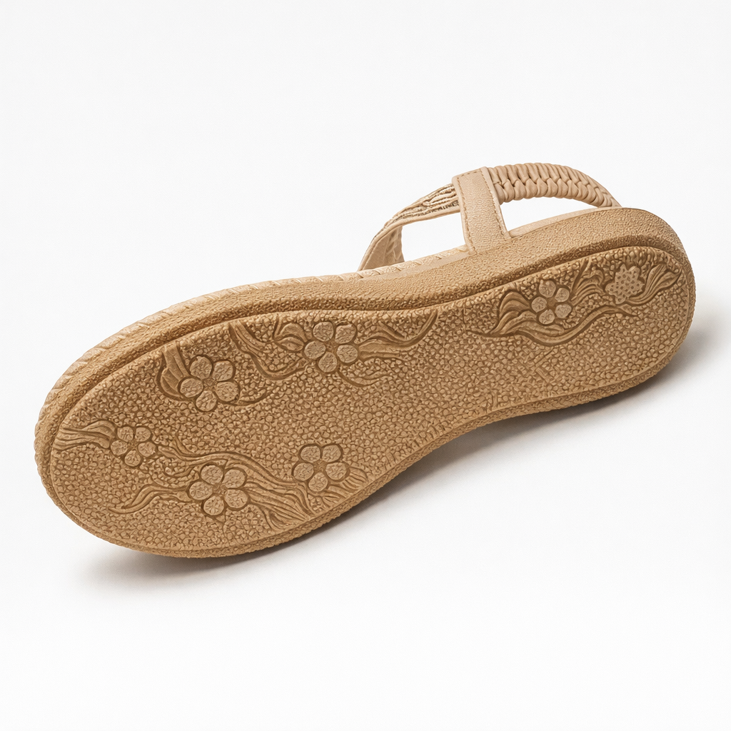 Fawnbury | Women’s Embellished T-Strap Slingback Sandals