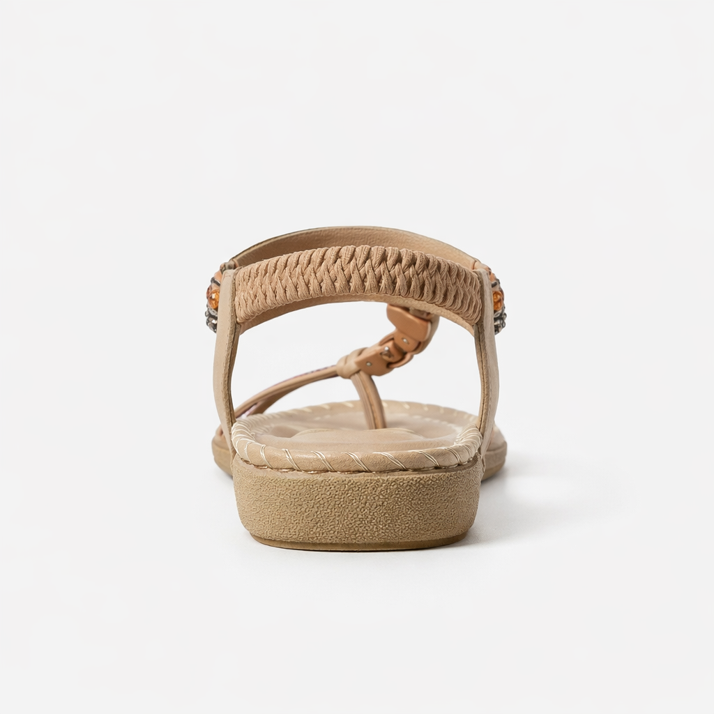 Fawnbury | Women’s Embellished T-Strap Slingback Sandals
