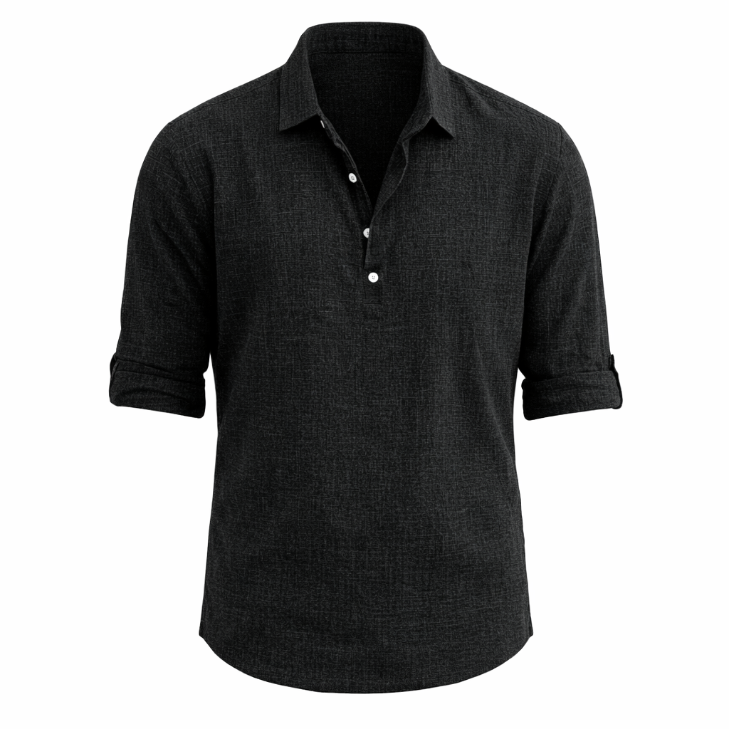 Fawnbury | Men’s Linen Roll-Up Sleeve Shirt