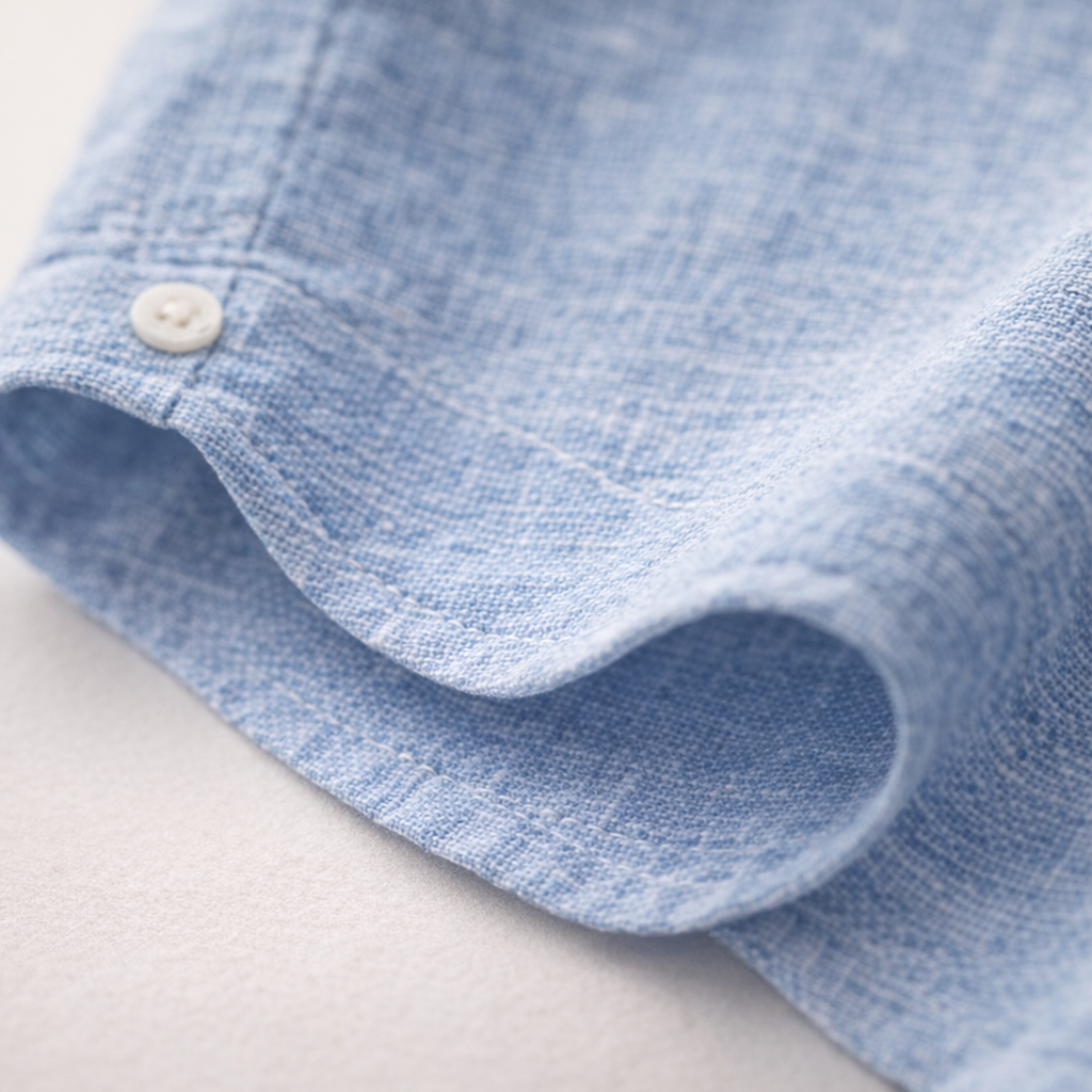 Fawnbury | Men’s Linen Roll-Up Sleeve Shirt