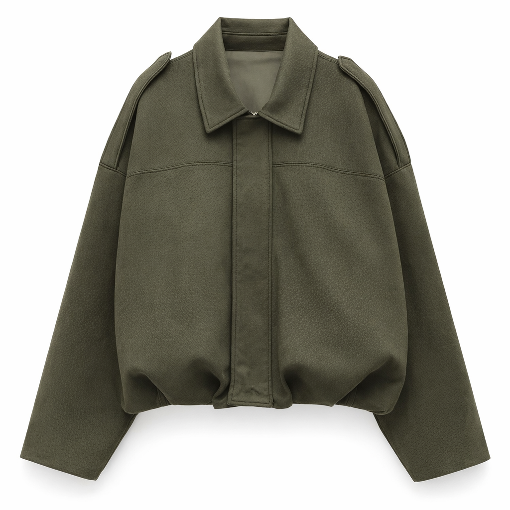 Fawnbury | Women’s Suede Bomber Jacket
