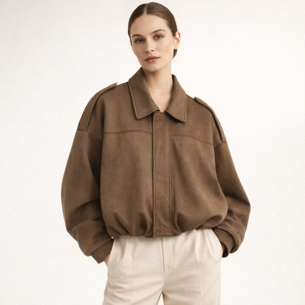 Fawnbury | Women’s Suede Bomber Jacket