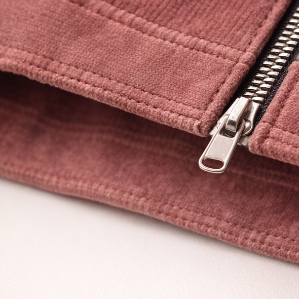 Fawnbury | Women’s Corduroy Zip-Up Cropped Jacket