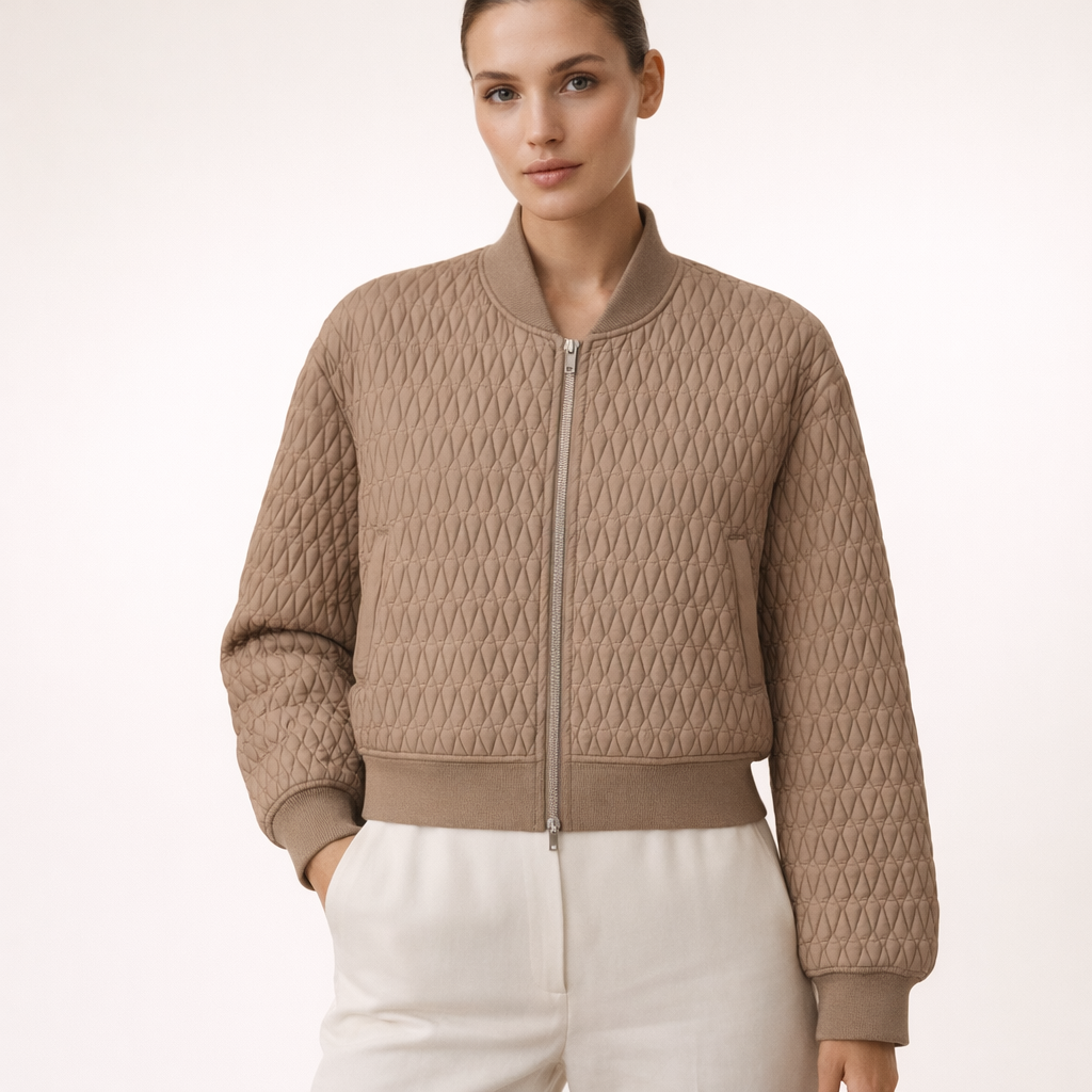 Fawnbury | Women’s Quilted Bomber Jacket