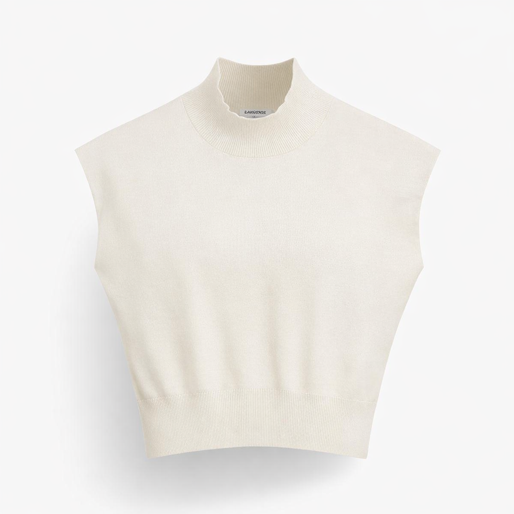 Fawnbury | Women’s Sleeveless Mock Neck Knit Top