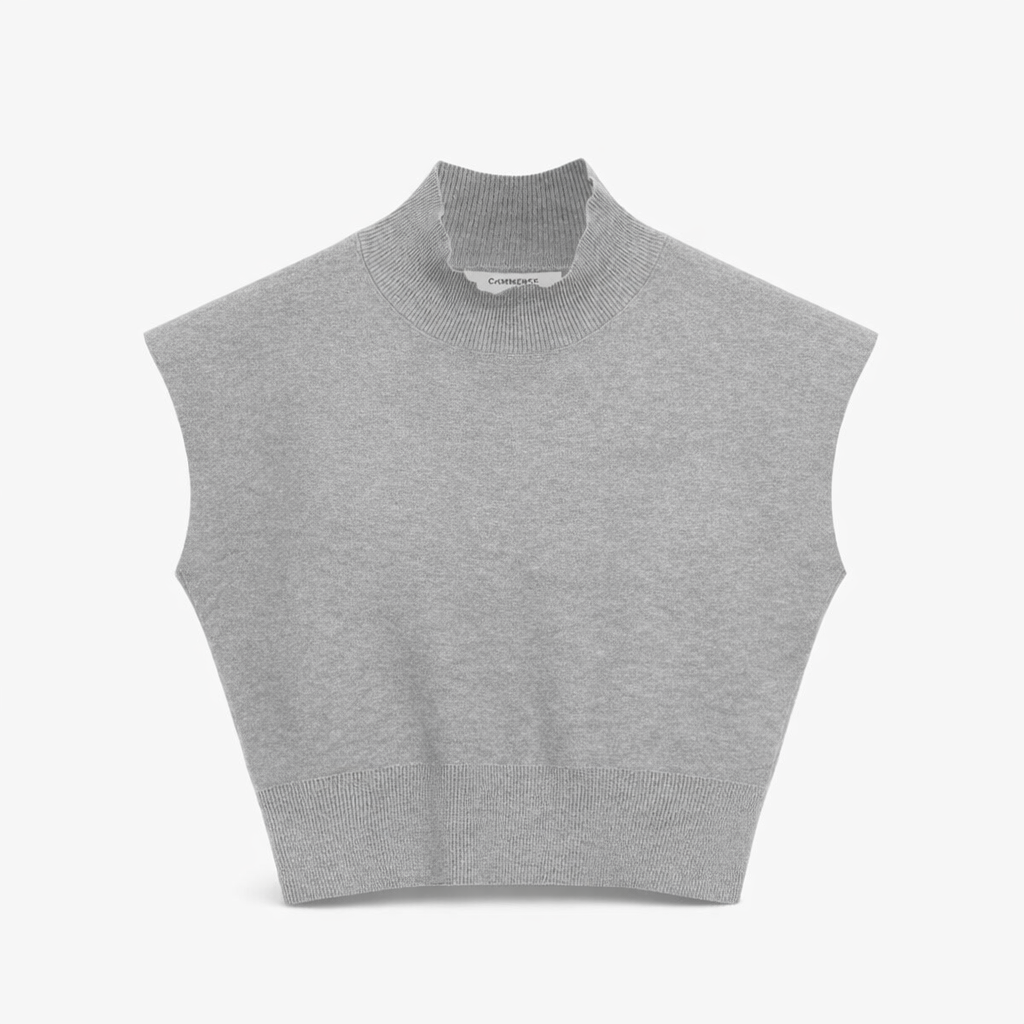 Fawnbury | Women’s Sleeveless Mock Neck Knit Top