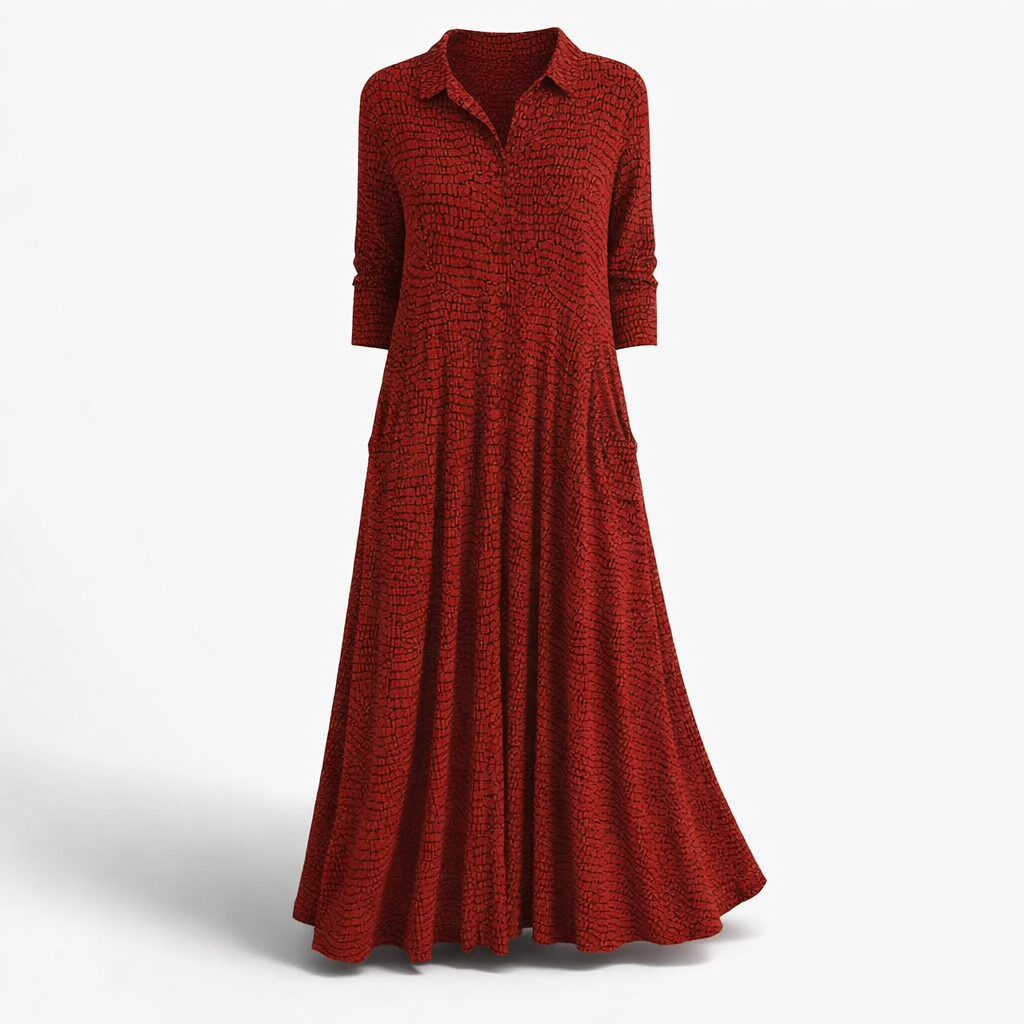 Fawnbury | Women’s Elegant Pocket Midi Dress