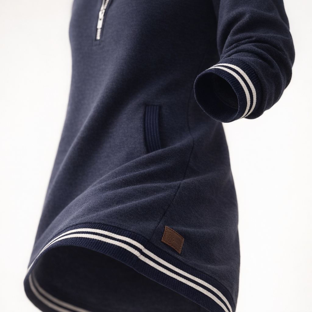 Fawnbury | Women’s Chic Long Sleeve Cotton Dress