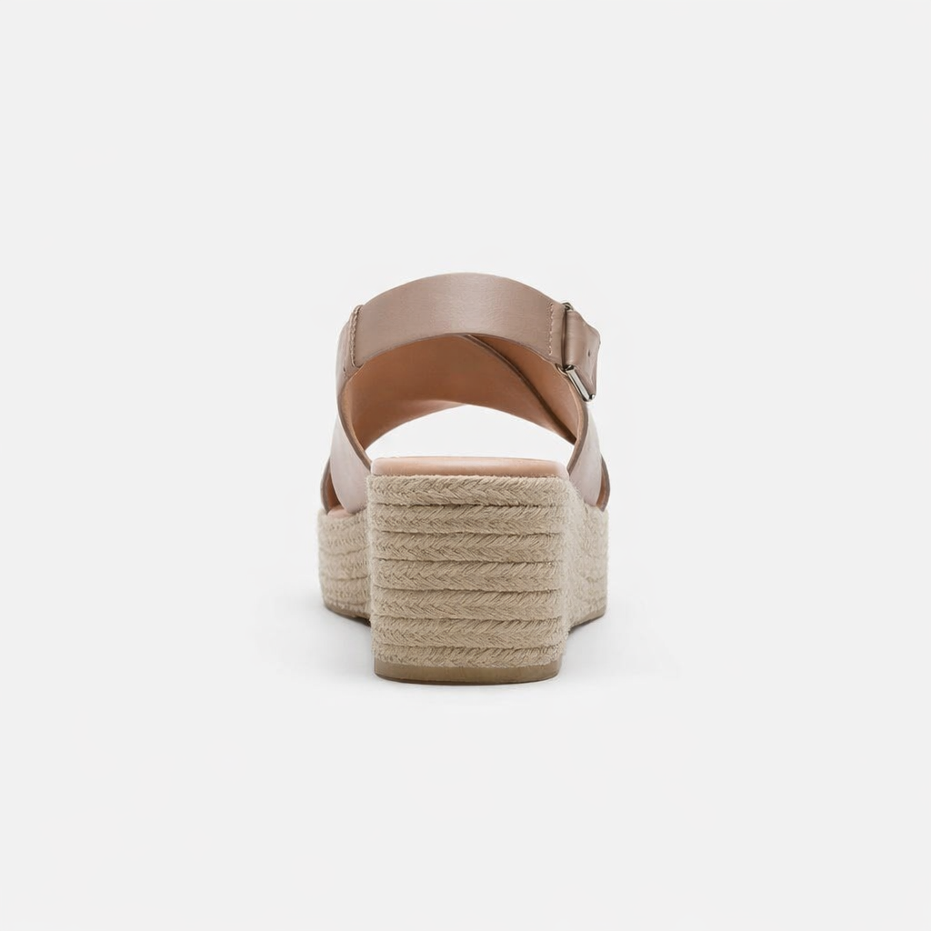 Fawnbury | Women’s Cross-Strap Espadrille Wedge Sandals