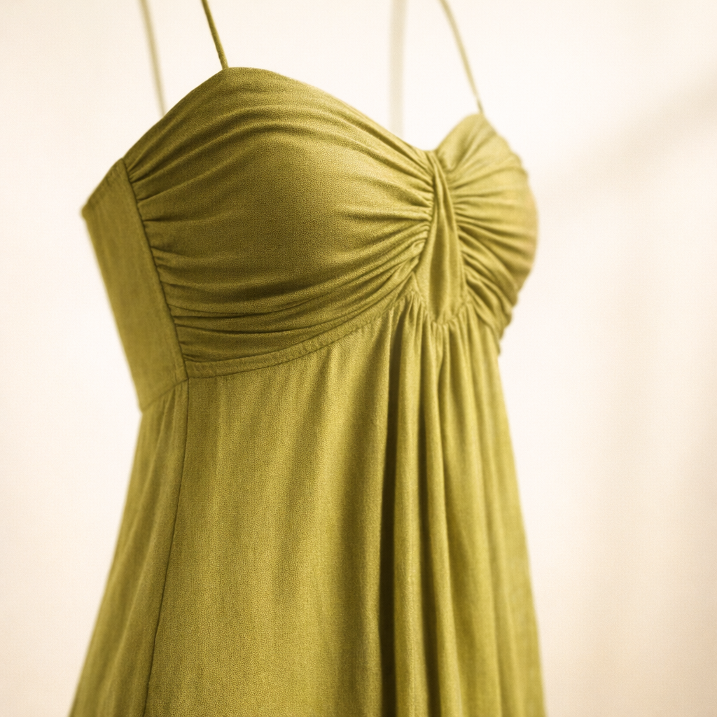 Fawnbury | Women’s Ruched Bust Maxi Slip Dress