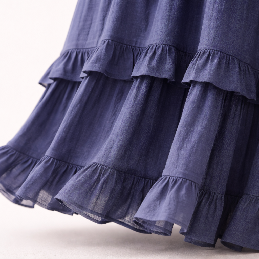 Fawnbury | Women’s Ruffle Trim Tiered Maxi Dress