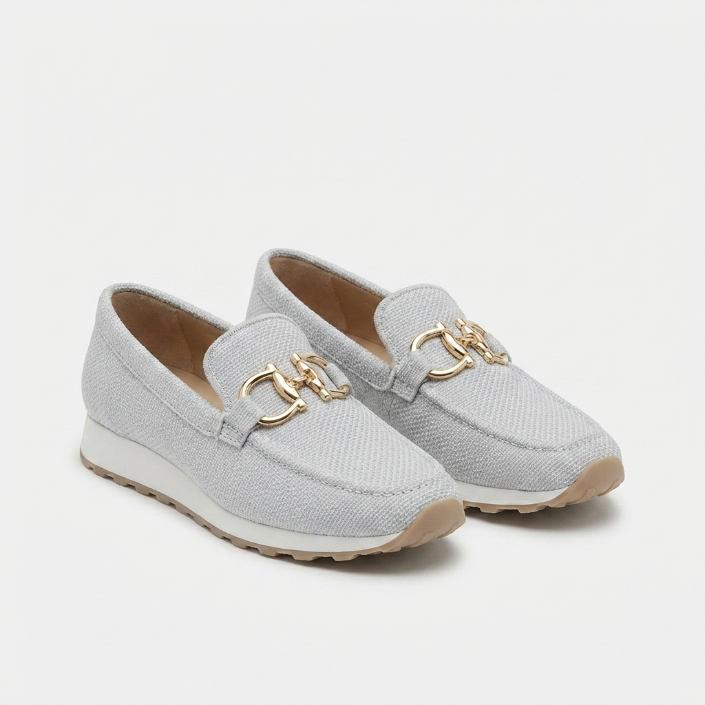 Fawnbury | Women’s Chain Detail Mesh Slip-On Sneakers