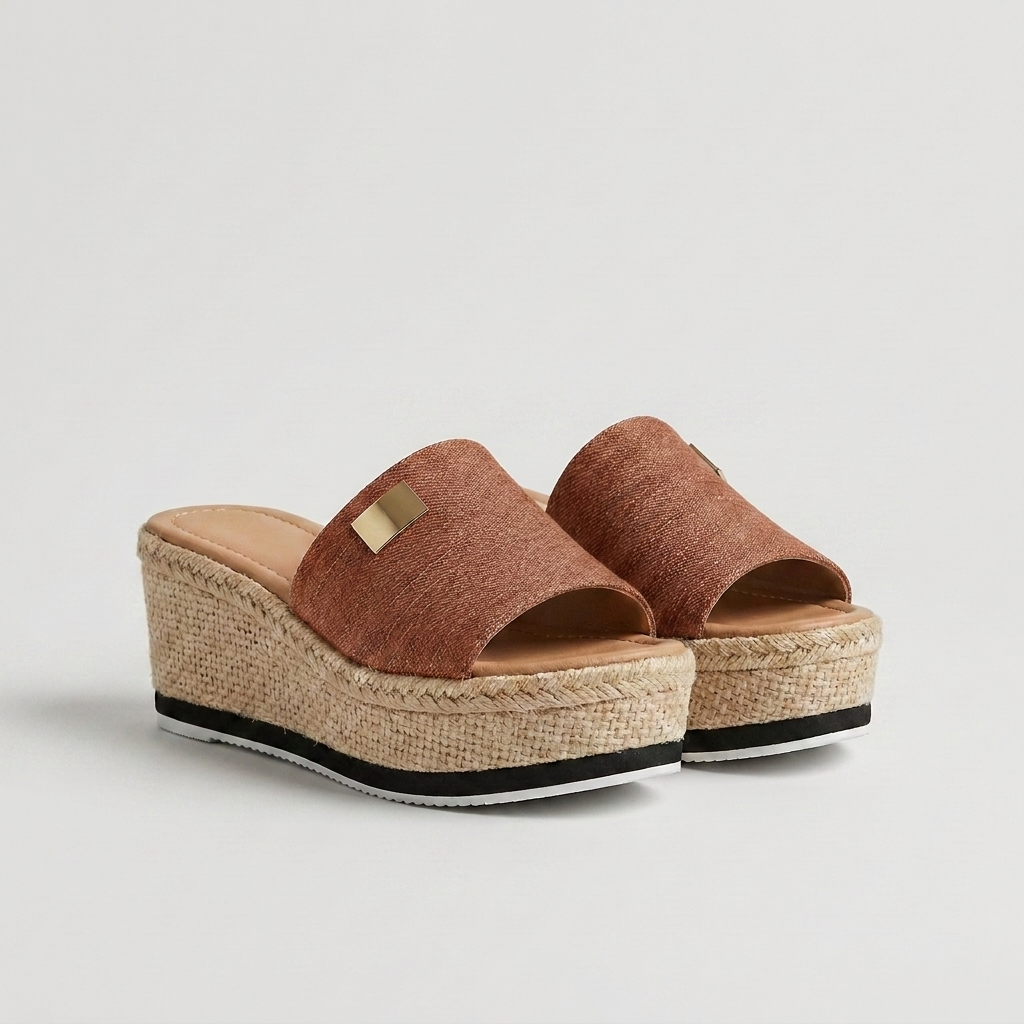 Fawnbury | Women’s Platform Espadrille Slide Sandals