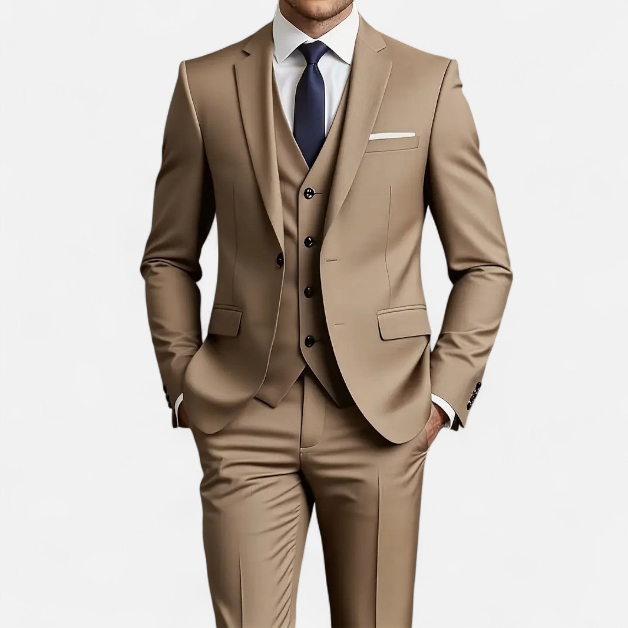 Pebblebury | Men’s 3-Piece Slim Fit Tuxedo Suit