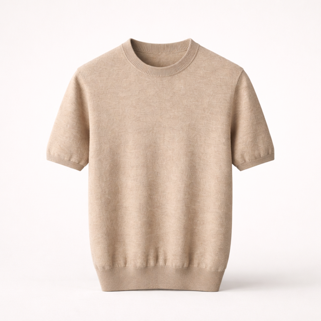 Fawnbury | Men’s Short Sleeve Fine Knit Top Merino