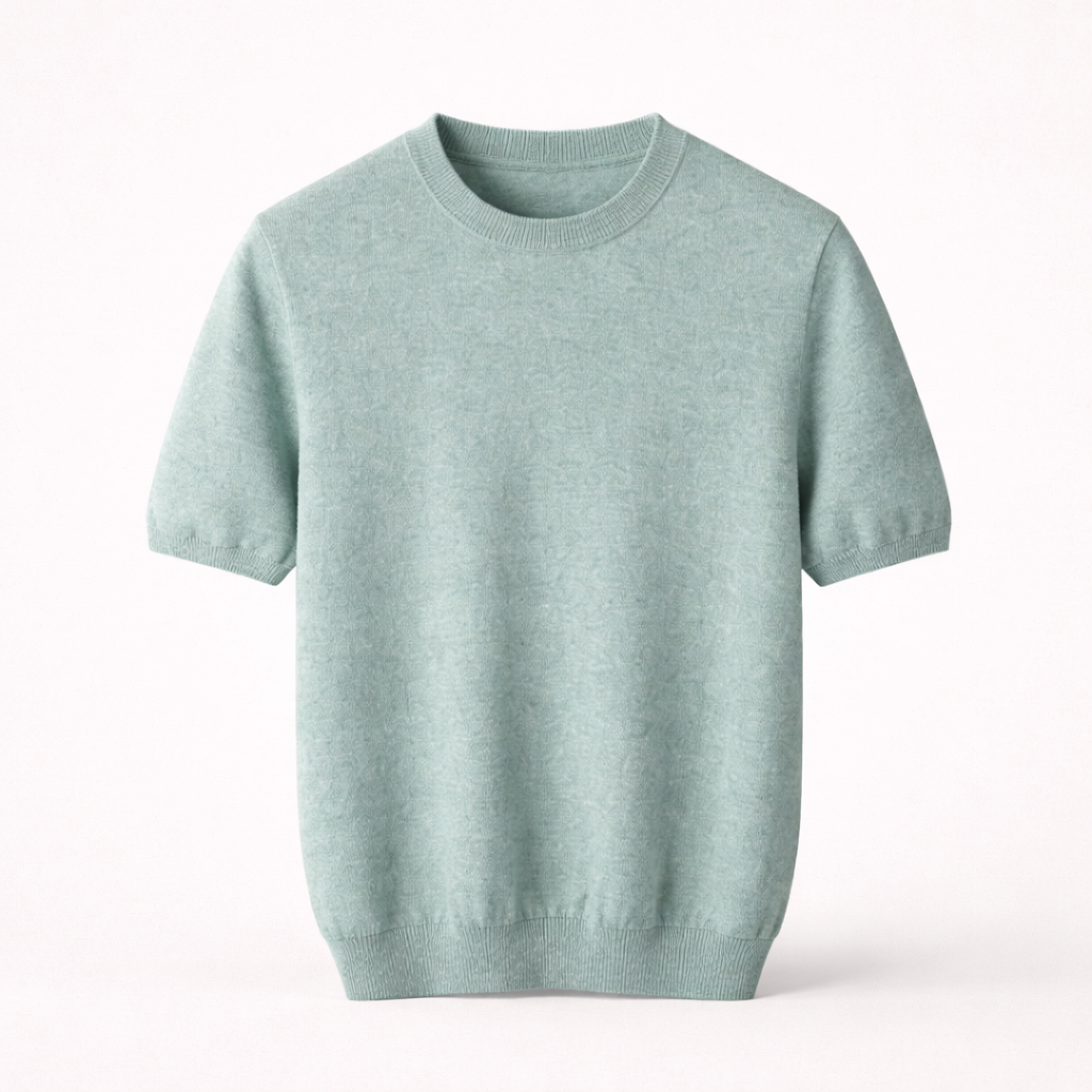 Fawnbury | Men’s Short Sleeve Fine Knit Top Merino