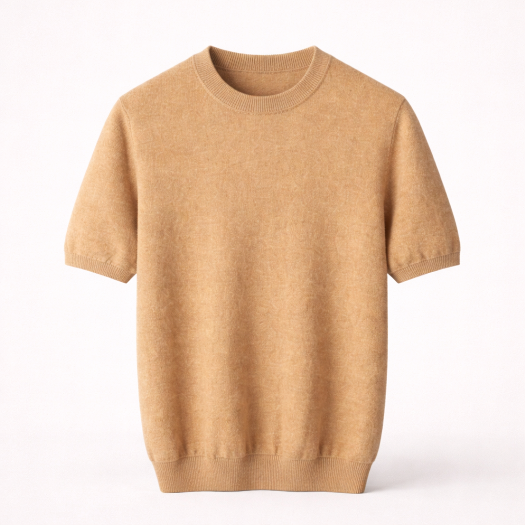 Fawnbury | Men’s Short Sleeve Fine Knit Top Merino