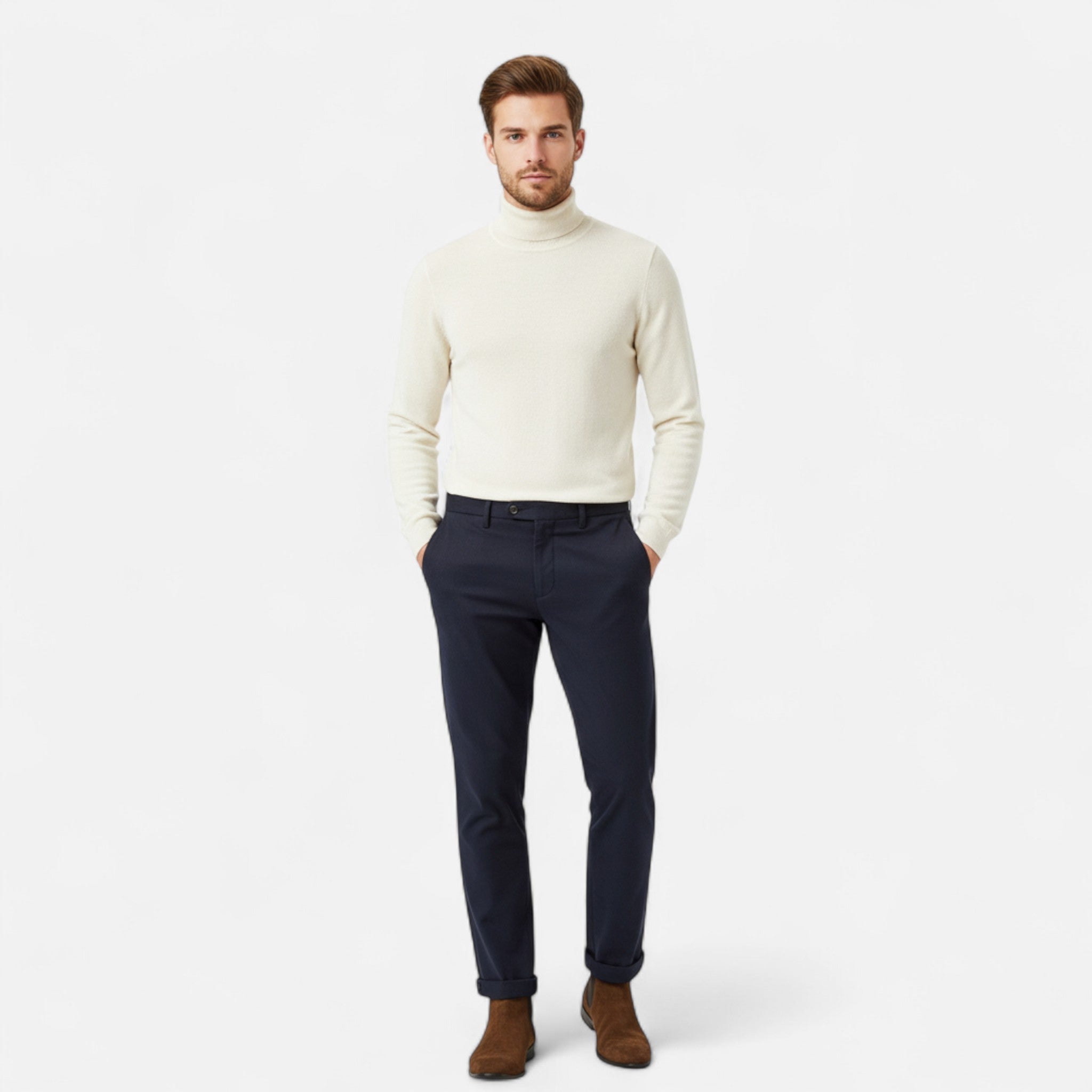 Fawnbury | Men’s High-Top Chelsea Slip-On Boots