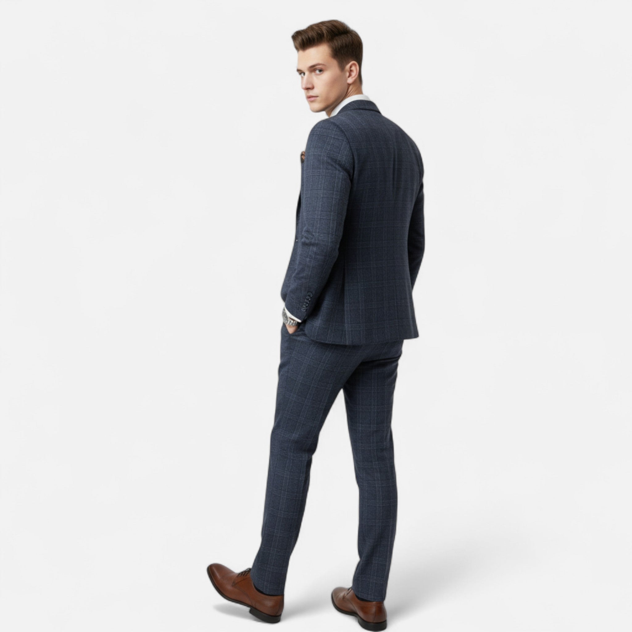 Pebblebury | Men’s English Style 3-Piece Tuxedo Suit