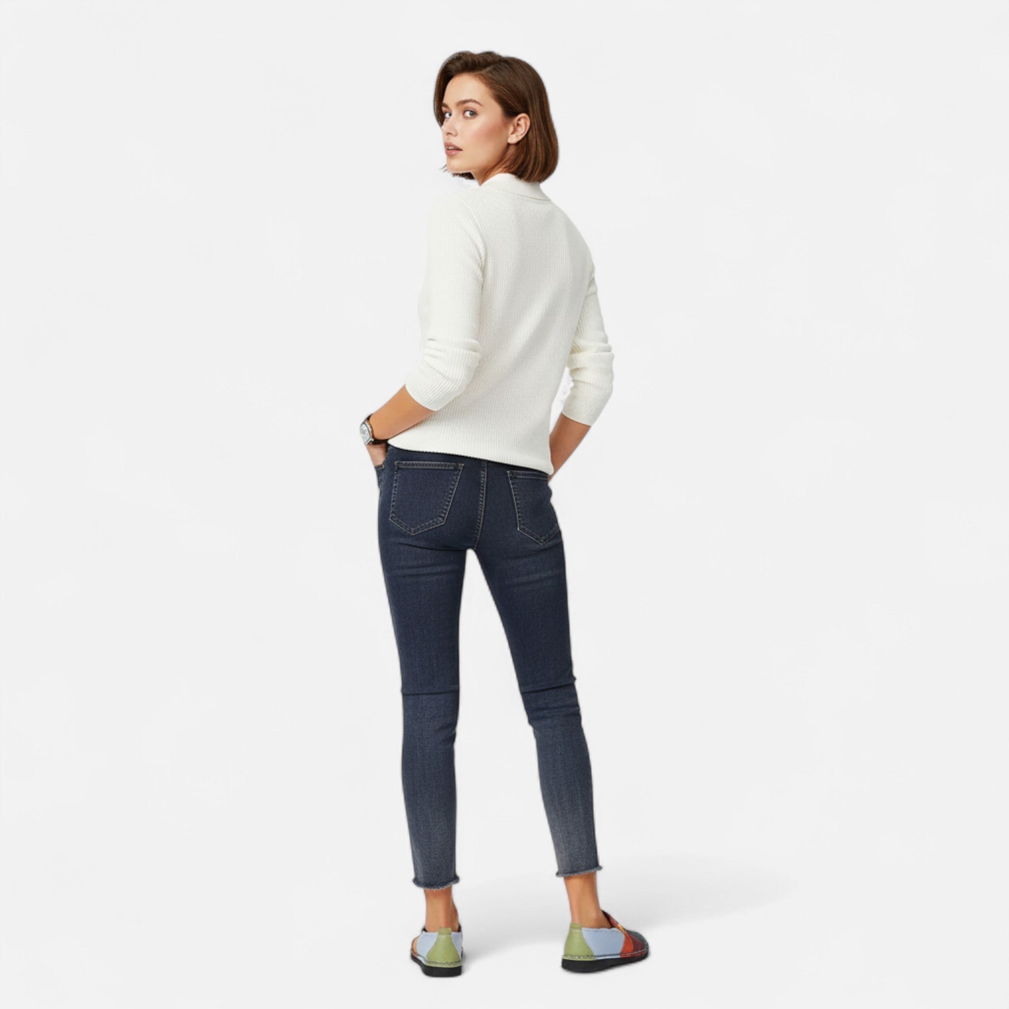 Fawnbury | Women’s Colourblock Faux Leather Loafers