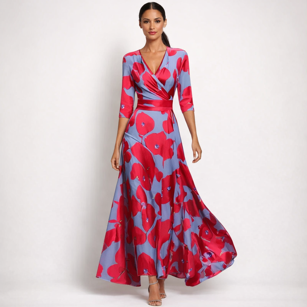 Fawnbury | Women’s Luxury Floral Midi Dress
