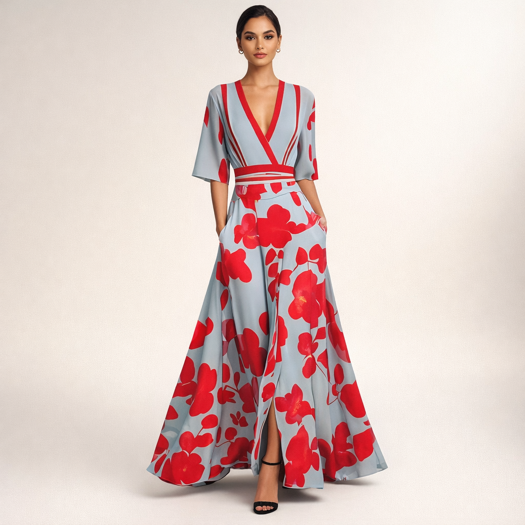 Fawnbury | Women’s Floral Sheath Midi Dress