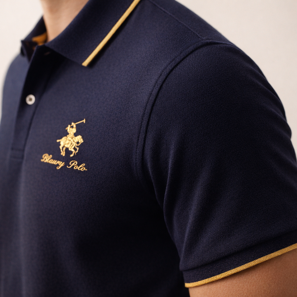 Fawnbury | Men’s Fine Knit Polo Sweater