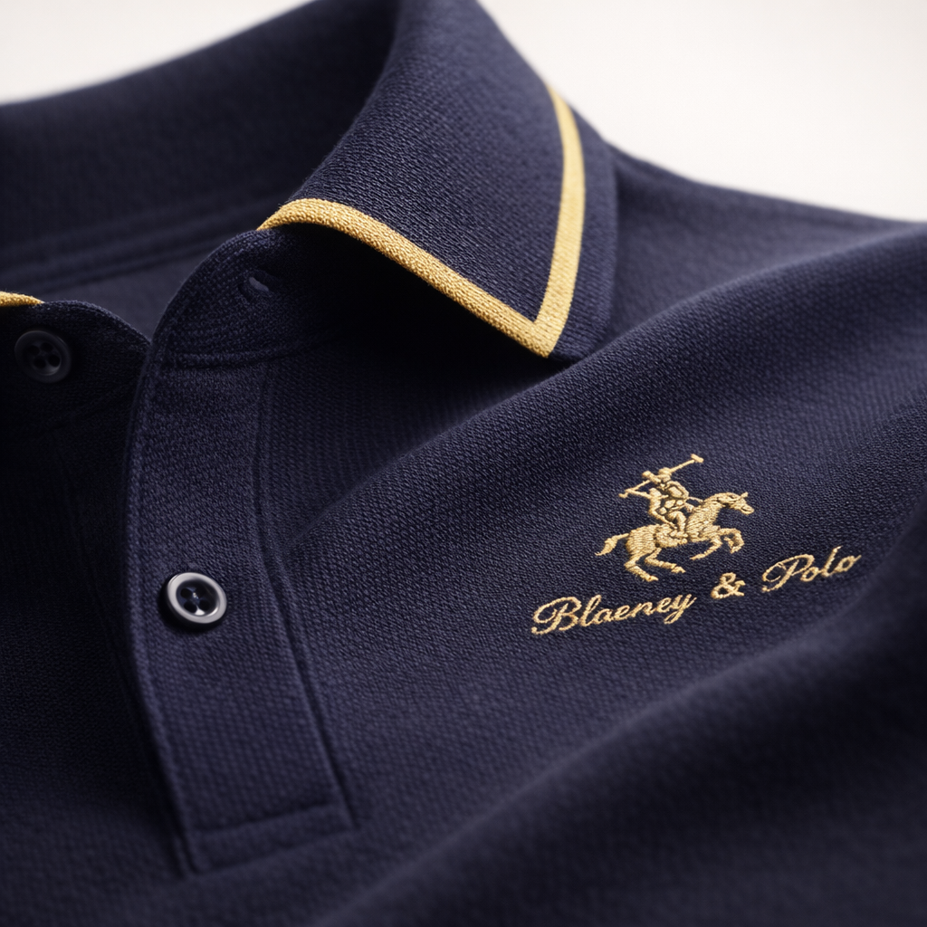Fawnbury | Men’s Fine Knit Polo Sweater