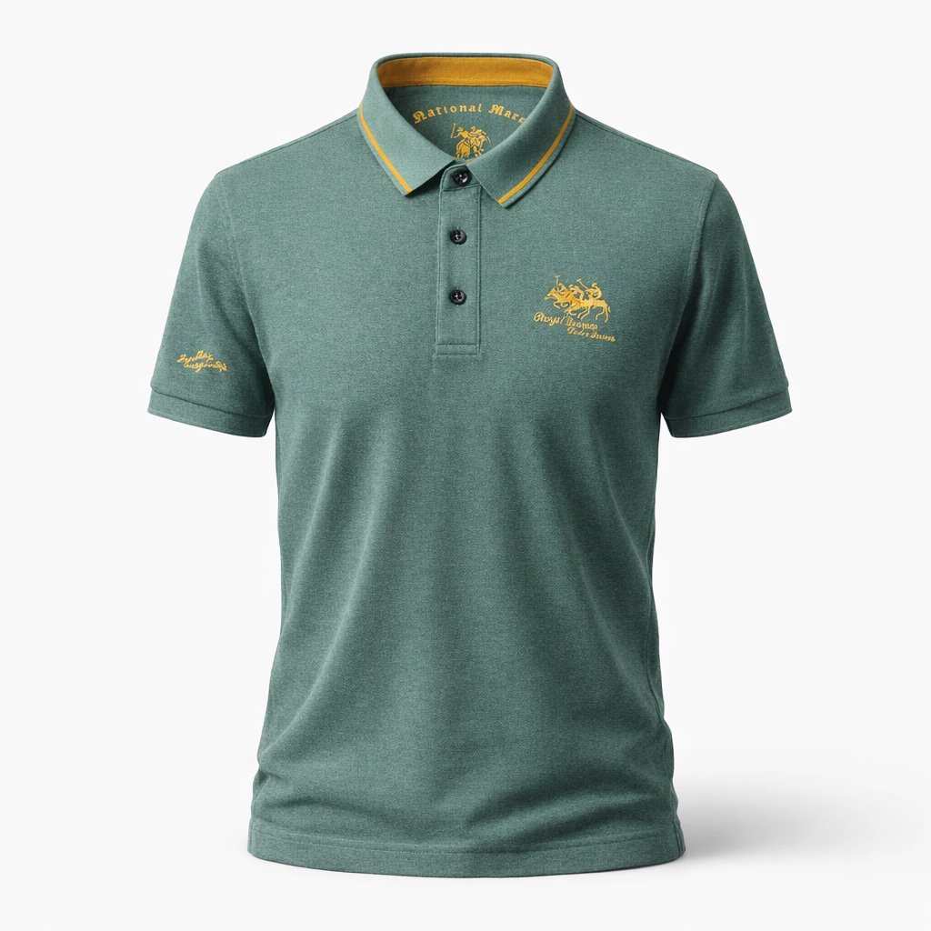 Fawnbury | Men’s Fine Knit Polo Sweater
