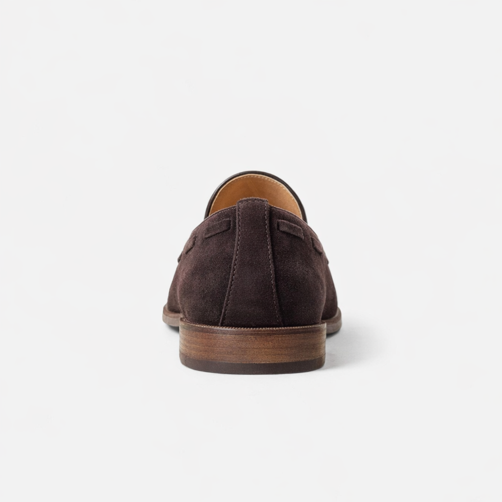 Fawnbury | Men’s Nubuck Leather Penny Loafers