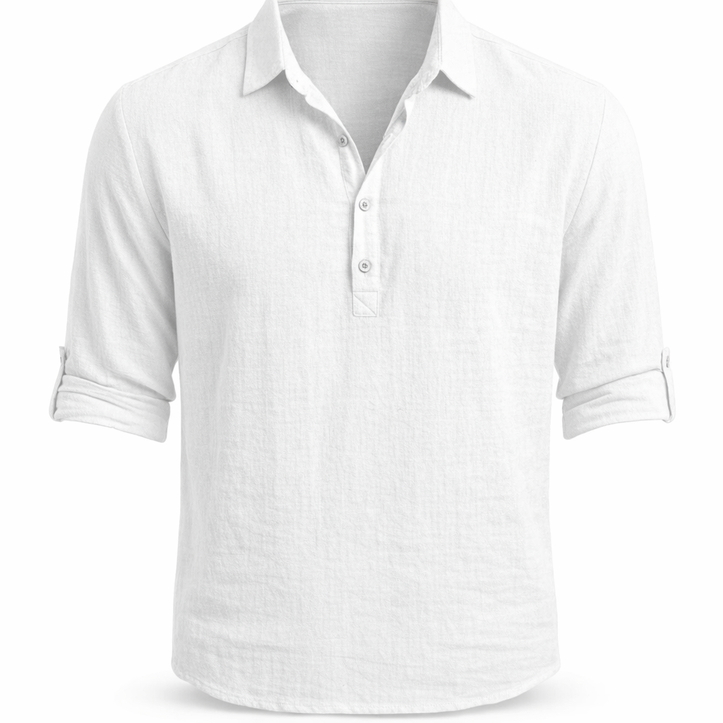 Fawnbury | Men’s Linen Roll-Up Sleeve Shirt