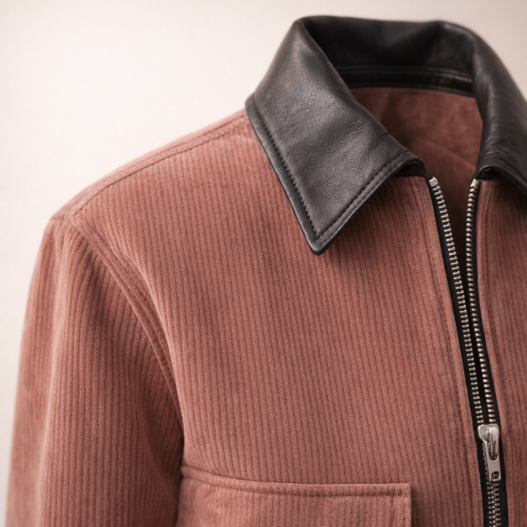 Fawnbury | Women’s Corduroy Zip-Up Cropped Jacket