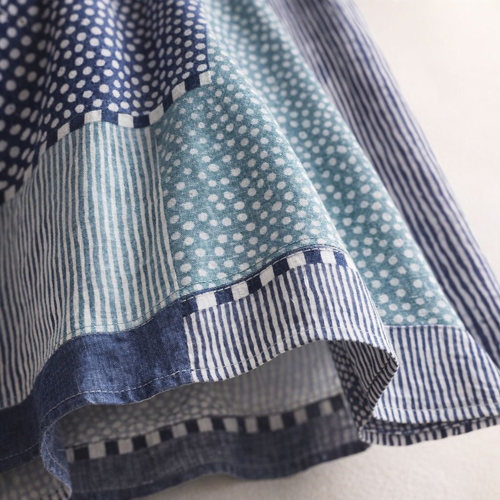 Fawnbury | Women’s Retro Linen Midi Dress