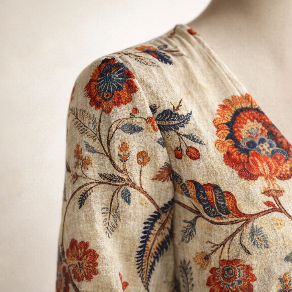 Fawnbury | Women’s Bohemian Floral Midi Dress