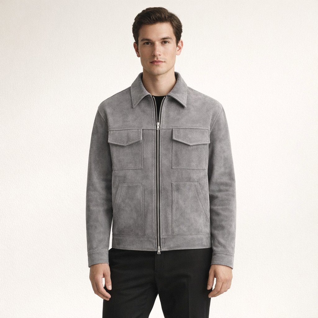 Fawnbury | Men’s Loose-Fit Suede Jacket