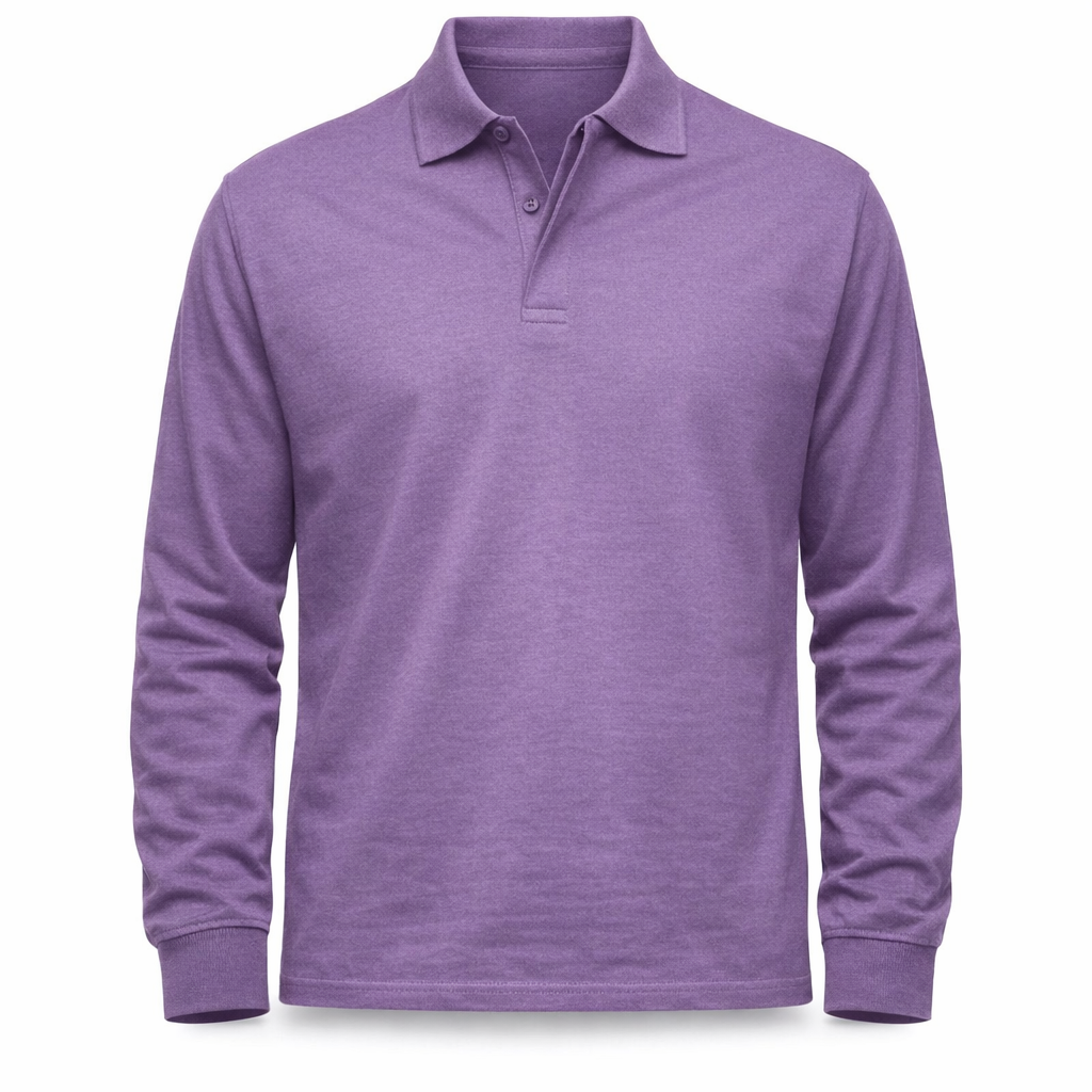 Fawnbury | Men’s Fine Knit Long Sleeve Polo Sweater