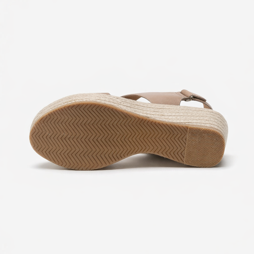 Fawnbury | Women’s Cross-Strap Espadrille Wedge Sandals