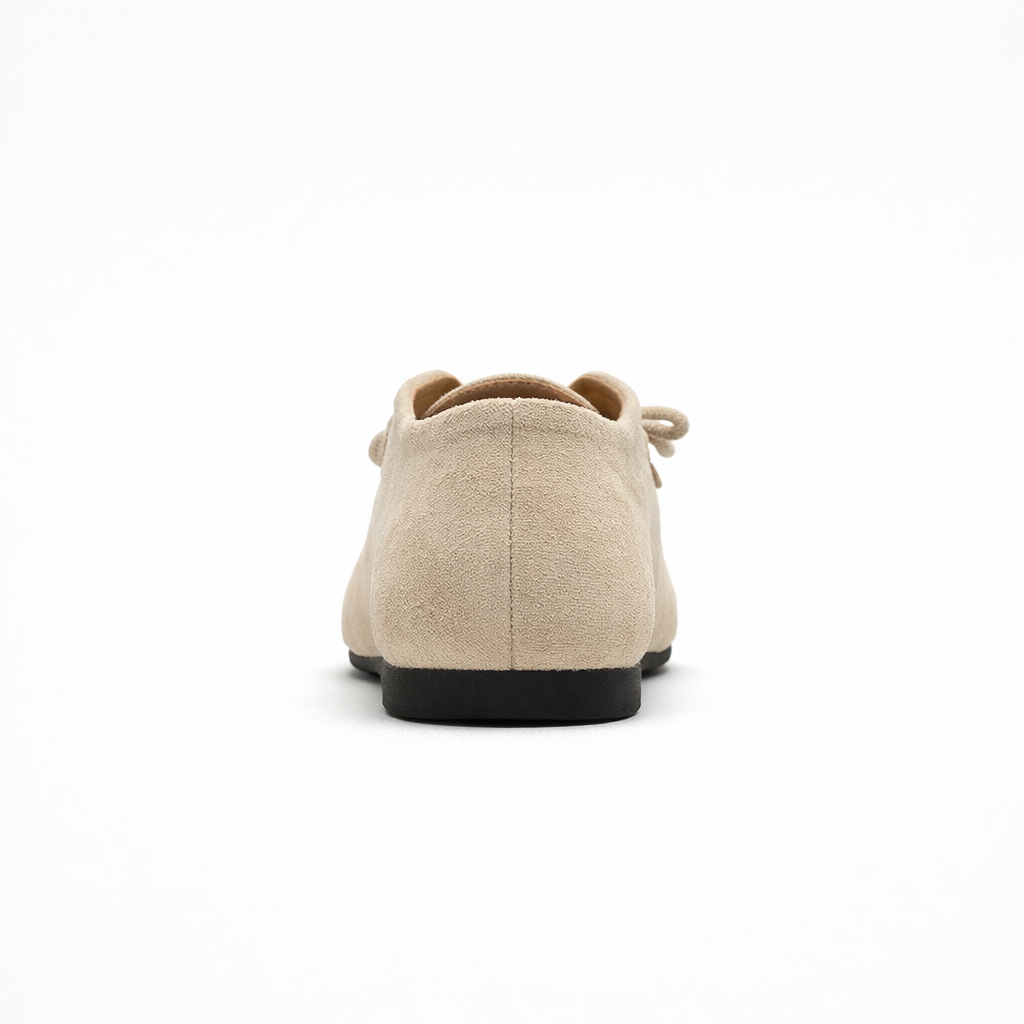 Fawnbury | Women’s Suede Tie-Front Flat Shoes