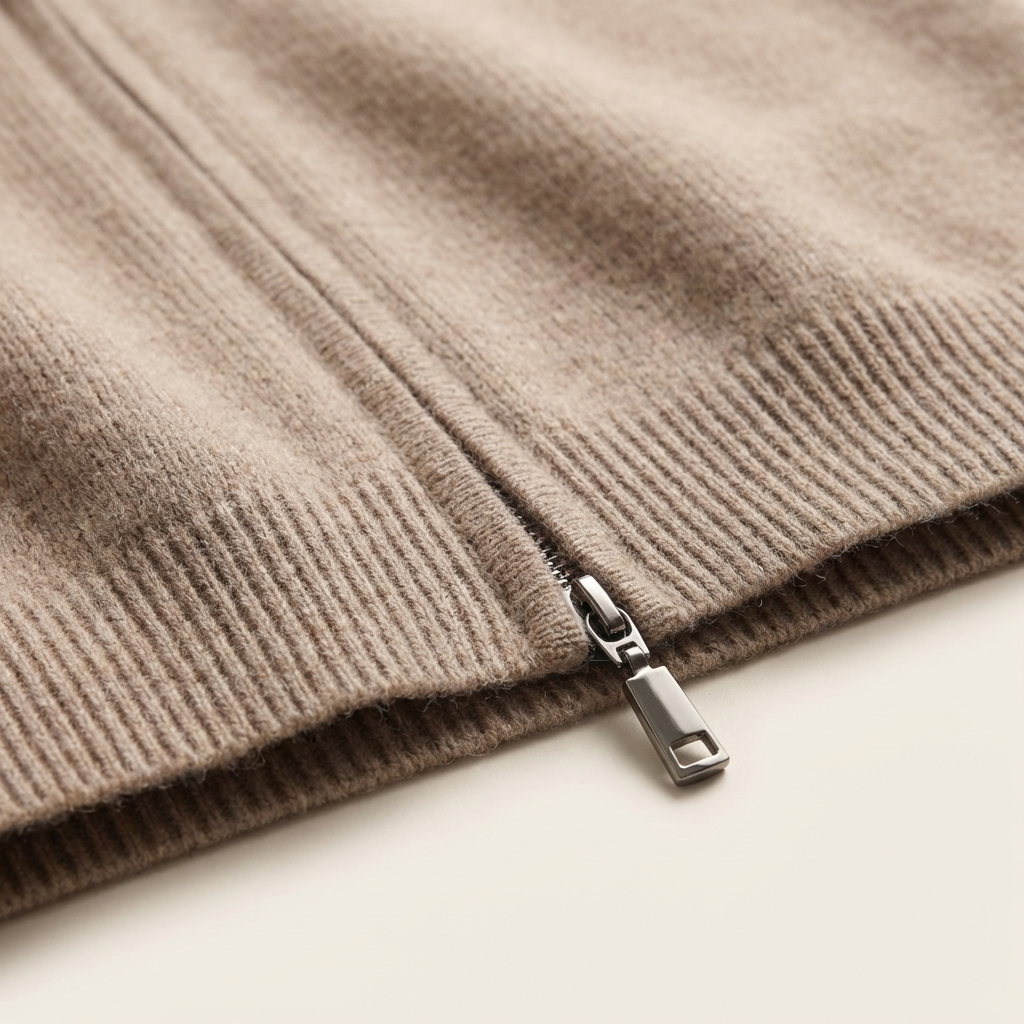 Fawnbury | Men’s Zip-Up Fine Knit Sleeveless Vest