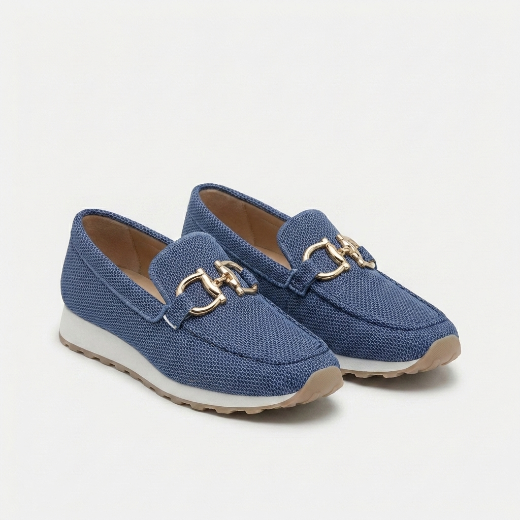 Fawnbury | Women’s Chain Detail Mesh Slip-On Sneakers