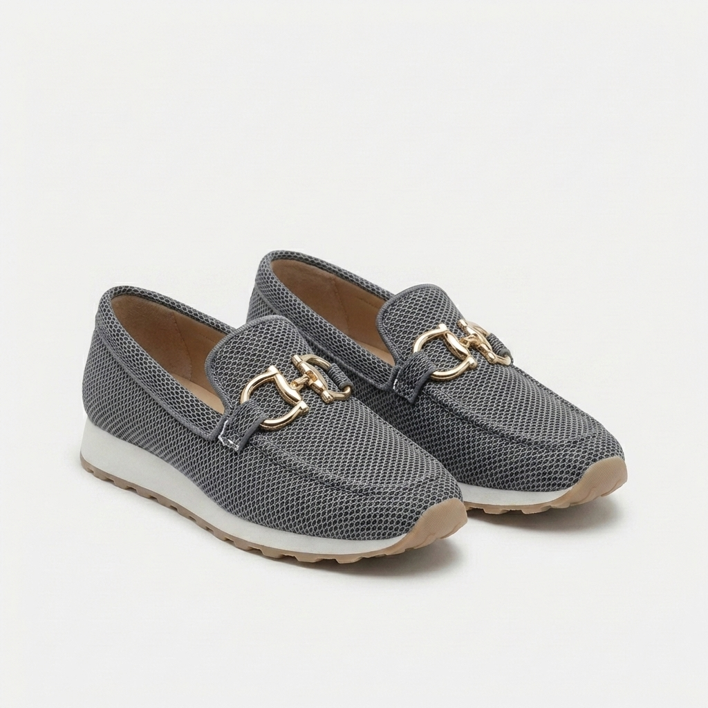 Fawnbury | Women’s Chain Detail Mesh Slip-On Sneakers