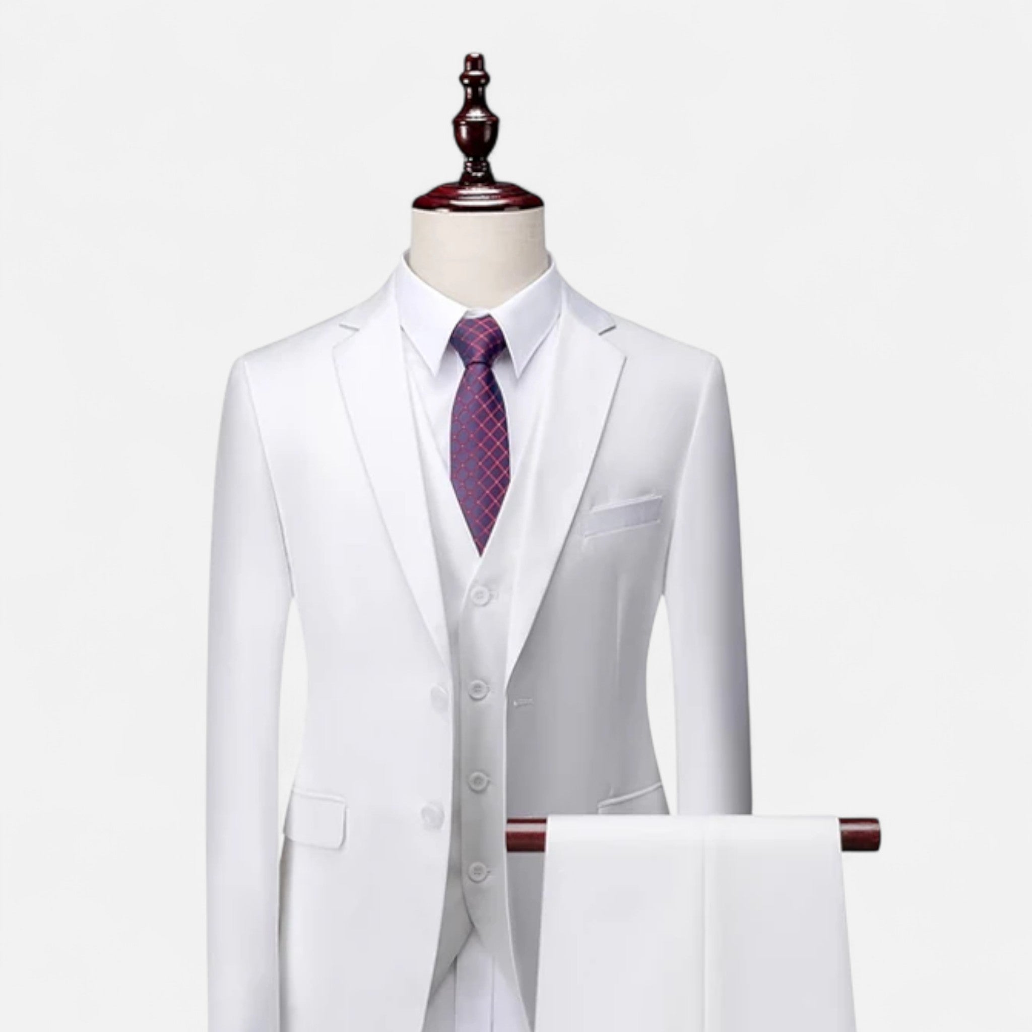 Pebblebury | Men’s Slim Fit Formal 3-Piece Blazer Suit